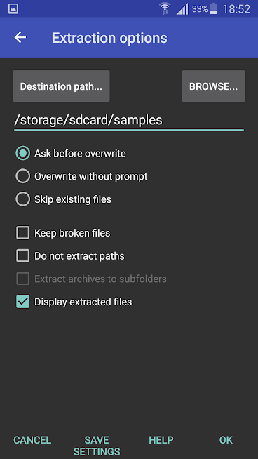 RAR for android