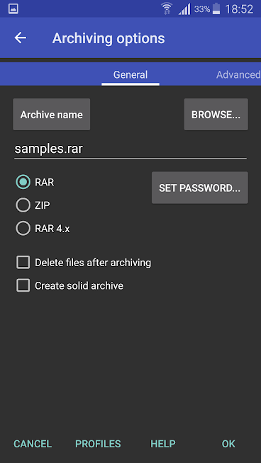 RAR for android